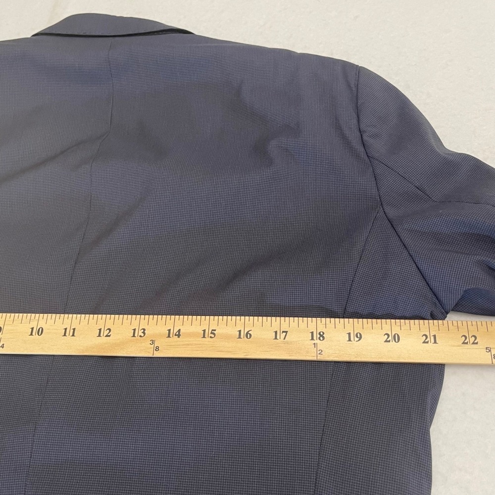 Hugo Boss RyanWin Navy Virgin Wool Blend Blazer Sport Coat Mens 40S EU 50C - Picture 8 of 11